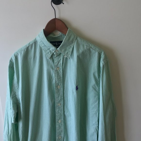 Ralph Lauren Mens Plaid Shirt Sz M - Picture 1 of 6